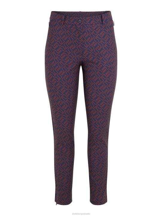Pia Print Golf Pant Ketchup Bridge Monogram Women J.Lindeberg Clothing 66XF2800 - Image 4
