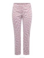 Pia Print Pant Bridge Swirl White Women J.Lindeberg Clothing 66XF2774 - Image 4