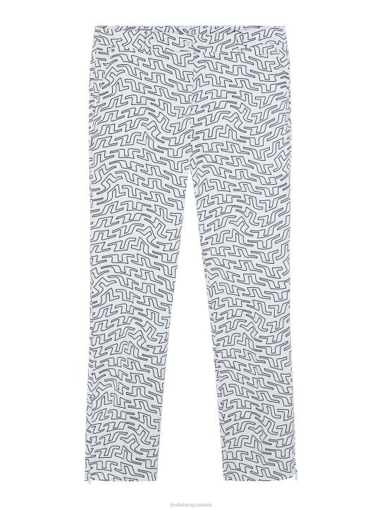 Pia Print Pant White Bridge Swirl Women J.Lindeberg Clothing 66XF1754 - Image 1