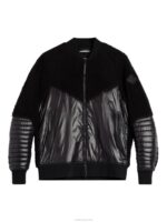 Pile Hybrid Jacket Black Men J.Lindeberg Clothing 66XF2425 - Image 5