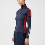 Pip Golf Polo Navy Women J.Lindeberg Clothing 66XF2636