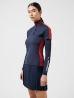 Pip Golf Polo Navy Women J.Lindeberg Clothing 66XF2636