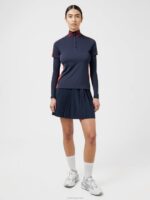 Pip Golf Polo Navy Women J.Lindeberg Clothing 66XF2636 - Image 3