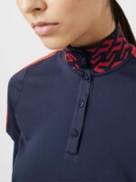 Pip Golf Polo Navy Women J.Lindeberg Clothing 66XF2636 - Image 4