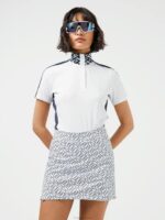 Pip Golf Polo White Women J.Lindeberg Clothing 66XF2637