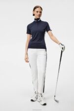 Pip Polo Navy Women J.Lindeberg Clothing 66XF1446 - Image 2