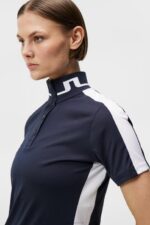 Pip Polo Navy Women J.Lindeberg Clothing 66XF1446 - Image 3
