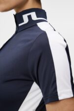 Pip Polo Navy Women J.Lindeberg Clothing 66XF1446 - Image 4