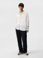 Piper Relaxed Shirt Cloud White Men J.Lindeberg Clothing 66XF1181 - Image 2