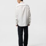 Piper Relaxed Shirt Cloud White Men J.Lindeberg Clothing 66XF1181