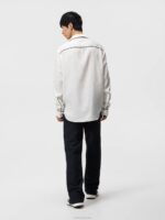 Piper Relaxed Shirt Cloud White Men J.Lindeberg Clothing 66XF1181