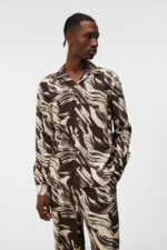 Playa Printed Tencel Shirt Delicioso Men J.Lindeberg Clothing 66XF1149
