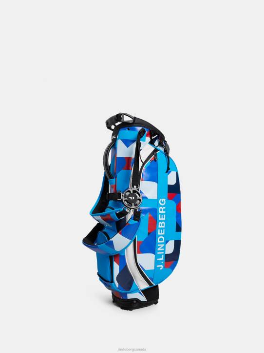 Player Stand Bag Print Brilliant Blue Big Bridge Men J.Lindeberg Accessory 66XF801 - Image 2