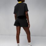Poppy Padded Shorts Black Women J.Lindeberg Clothing 66XF2788
