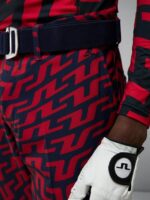 Princeton Pant Bridge Swirl Red Men J.Lindeberg Clothing 66XF2172 - Image 3