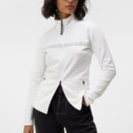 Promenade Mid Layer White Women J.Lindeberg Clothing 66XF1804
