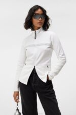 Promenade Mid Layer White Women J.Lindeberg Clothing 66XF1804