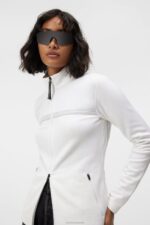 Promenade Mid Layer White Women J.Lindeberg Clothing 66XF1804 - Image 4