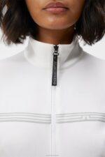 Promenade Mid Layer White Women J.Lindeberg Clothing 66XF1804 - Image 5