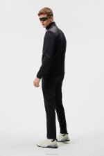 Quilt Hybrid Jacket Black Men J.Lindeberg Clothing 66XF692 - Image 2