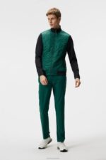 Quilt Hybrid Jacket Rain Forest Men J.Lindeberg Clothing 66XF690 - Image 3