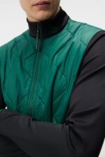 Quilt Hybrid Jacket Rain Forest Men J.Lindeberg Clothing 66XF690 - Image 4
