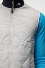 Quilt Hybrid Vest High Rise Men J.Lindeberg Clothing 66XF694 - Image 3