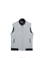 Quilt Hybrid Vest High Rise Men J.Lindeberg Clothing 66XF694 - Image 4