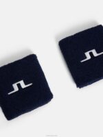 Racket Wristbands Navy Men J.Lindeberg Accessory 66XF818