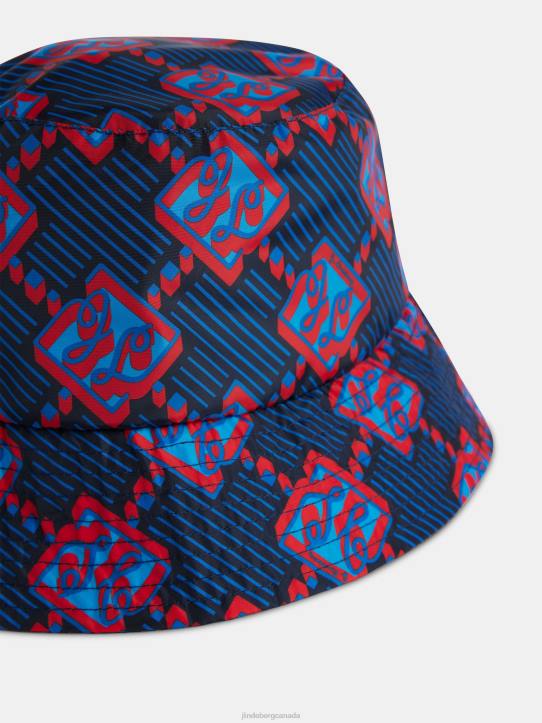 Raia Diamond Bucket Hat Navy Men J.Lindeberg Accessory 66XF1276 - Image 1