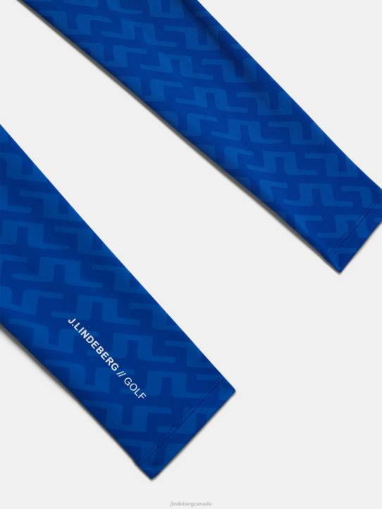 Ray Print Sleeves Blue Painted Bridge Men J.Lindeberg Accessory 66XF792 - Image 2