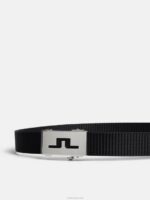 Reese Webbing Belt Black Women J.Lindeberg Accessory 66XF1944 - Image 2