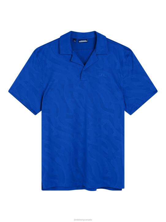 Resort Relaxed Polo Surf the Web Men J.Lindeberg Clothing 66XF153 - Image 5