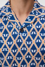 Resort Shirt Estate Blue Diamond Men J.Lindeberg Clothing 66XF31 - Image 4