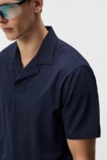 Resort Shirt Navy Men J.Lindeberg Clothing 66XF201 - Image 3