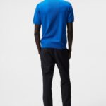 Rey Striped Polo Navy Men J.Lindeberg Clothing 66XF1044