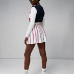 River Knitted Skirt White Women J.Lindeberg Clothing 66XF2656