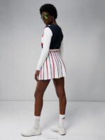 River Knitted Skirt White Women J.Lindeberg Clothing 66XF2656