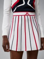 River Knitted Skirt White Women J.Lindeberg Clothing 66XF2656 - Image 3