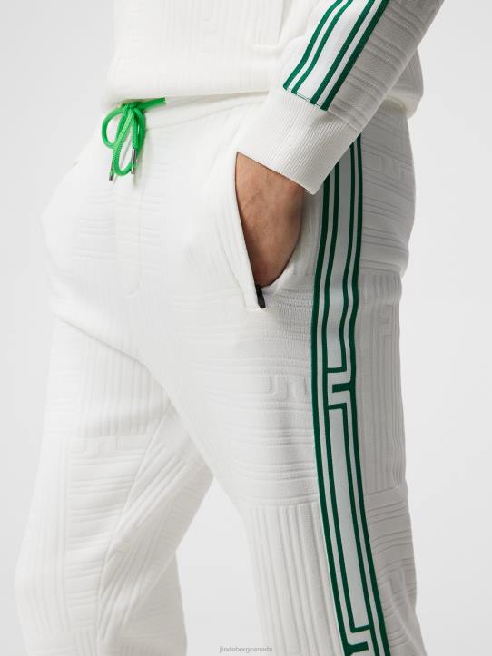 Robin Knitted Pant Bridge Stripe Patchwork Men J.Lindeberg Clothing 66XF439 - Image 3