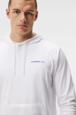 Roland Hood White Men J.Lindeberg Clothing 66XF568 - Image 4