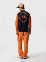 Rolf Hybrid Knit Navy Men J.Lindeberg Clothing 66XF601 - Image 2