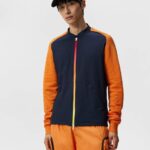 Rolf Hybrid Knit Navy Men J.Lindeberg Clothing 66XF601