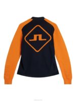 Rolf Hybrid Knit Navy Men J.Lindeberg Clothing 66XF601 - Image 6