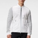 Rolf Hybrid Knit White Men J.Lindeberg Clothing 66XF602