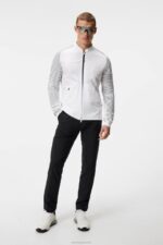 Rolf Hybrid Knit White Men J.Lindeberg Clothing 66XF602 - Image 3