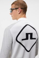 Rolf Hybrid Knit White Men J.Lindeberg Clothing 66XF602 - Image 5