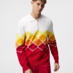 Ron Knitted Shirt Chili Pepper Men J.Lindeberg Clothing 66XF579