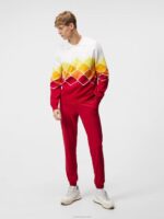 Ron Knitted Shirt Chili Pepper Men J.Lindeberg Clothing 66XF579 - Image 3