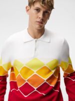 Ron Knitted Shirt Chili Pepper Men J.Lindeberg Clothing 66XF579 - Image 4
